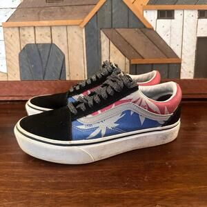 Vans Old Skool Platform After‎ Dark Shoes Men’s 6.5 Women’s 8